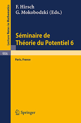 E-Book (pdf) Séminaire de Théorie du Potentiel, Paris, No. 6 von 