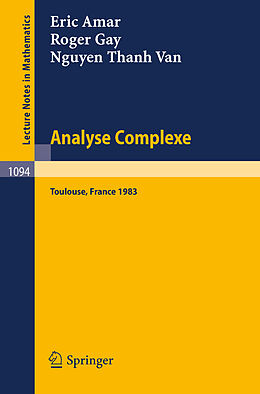 E-Book (pdf) Analyse Complexe von 