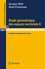 E-Book (pdf) Etude Geometrique des Espaces Vectoriels II von J. Bair, R. Fourneau