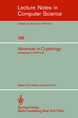 E-Book (pdf) Advances in Cryptology von 