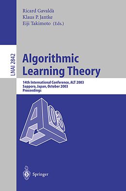 E-Book (pdf) Algorithmic Learning Theory von 