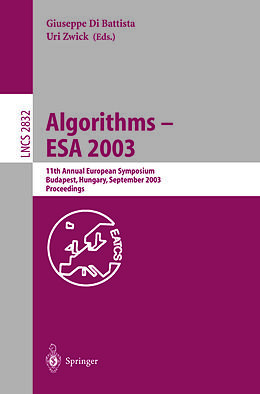 E-Book (pdf) Algorithms - ESA 2003 von 