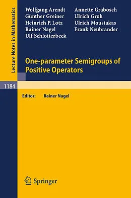 E-Book (pdf) One-parameter Semigroups of Positive Operators von Wolfgang Arendt, Ulf Schlotterbeck, Annette Grabosch