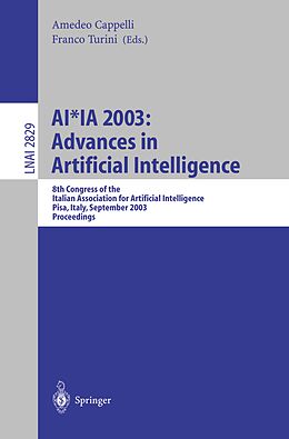 E-Book (pdf) AI*IA 2003: Advances in Artificial Intelligence von 