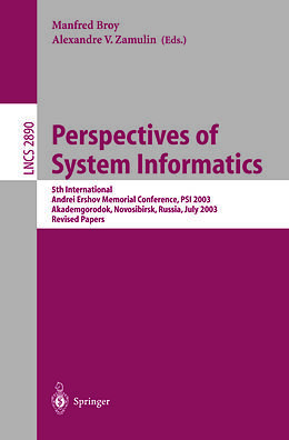 E-Book (pdf) Perspectives of Systems Informatics von 