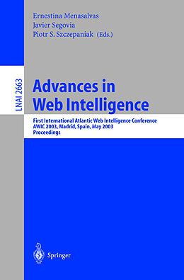 Kartonierter Einband Advances in Web Intelligence von 
