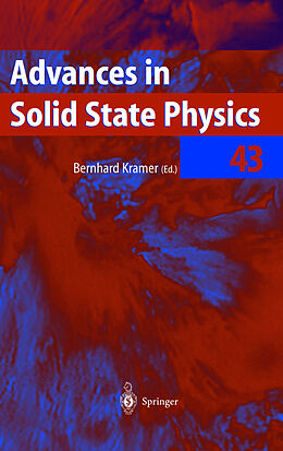 Livre Relié Advances in Solid State Physics de Bernhard Kramer