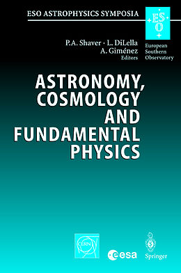 Fester Einband Astronomy, Cosmology and Fundamental Physics von 
