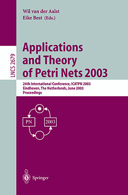 Kartonierter Einband Applications and Theory of Petri Nets 2003 von 