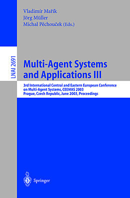 Kartonierter Einband Multi-Agent Systems and Applications III von 