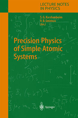 Fester Einband Precision Physics of Simple Atomic Systems von 