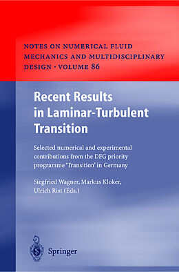 Livre Relié Recent Results in Laminar-Turbulent Transition de 
