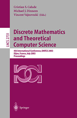 Kartonierter Einband Discrete Mathematics and Theoretical Computer Science von 