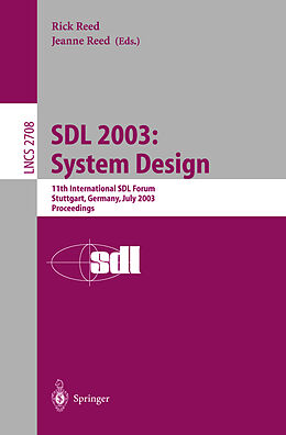 Kartonierter Einband SDL 2003: System Design von 