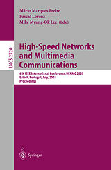 Couverture cartonnée High-Speed Networks and Multimedia Communications de 