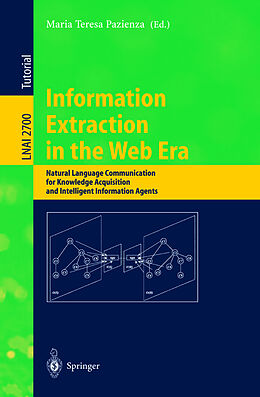 Kartonierter Einband Information Extraction in the Web Era von 