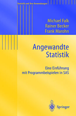 Kartonierter Einband Angewandte Statistik von Michael Falk, Rainer Becker, Frank Marohn