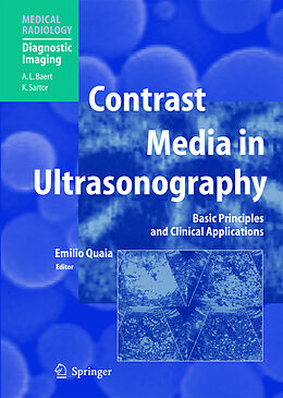 Livre Relié Contrast Media in Ultrasonography de 