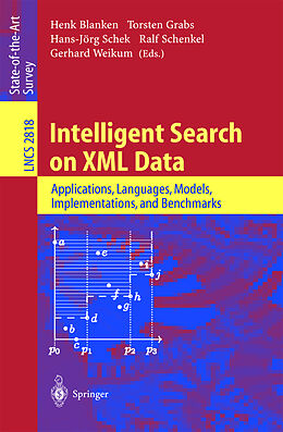 Kartonierter Einband Intelligent Search on XML Data von 