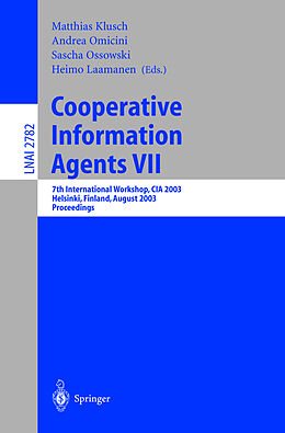 Kartonierter Einband Cooperative Information Agents VII von 
