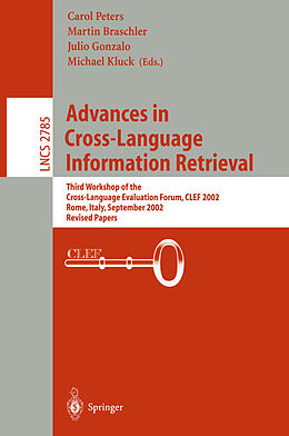 Kartonierter Einband Advances in Cross-Language Information Retrieval von 