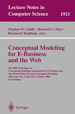Kartonierter Einband Conceptual Modeling for E-Business and the Web von 