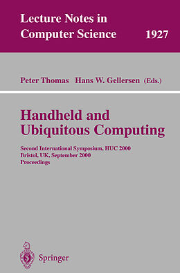 Kartonierter Einband Handheld and Ubiquitous Computing von 