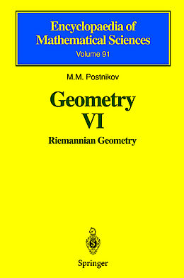 Fester Einband Geometry VI. Vol.6 von M.M. Postnikov