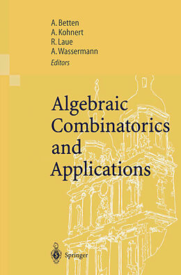 Kartonierter Einband Algebraic Combinatorics and Applications von 