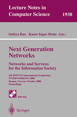 Kartonierter Einband Next Generation Networks. Networks and Services for the Information Society von 