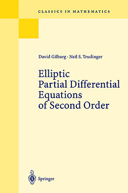 Kartonierter Einband Elliptic Partial Differential Equations of Second Order von Neil S. Trudinger, David Gilbarg