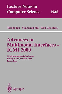 Kartonierter Einband Advances in Multimodal Interfaces - ICMI 2000 von 