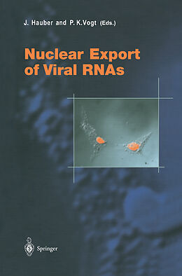 Livre Relié Nuclear Export of Viral RNAs de 