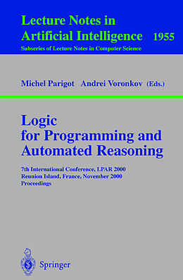 Kartonierter Einband Logic for Programming and Automated Reasoning von 