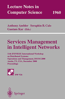 Kartonierter Einband Services Management in Intelligent Networks von 