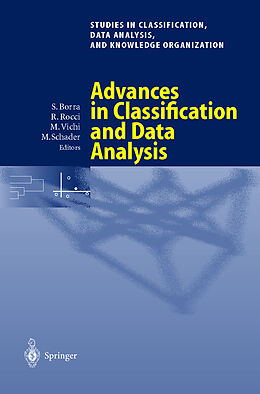 Couverture cartonnée Advances in Classification and Data Analysis de 