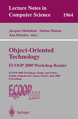 Kartonierter Einband Object-Oriented Technology: ECOOP 2000 Workshop Reader von 