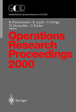 Kartonierter Einband Operations Research Proceedings von 