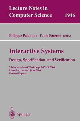 Kartonierter Einband Interactive Systems. Design, Specification, and Verification von 