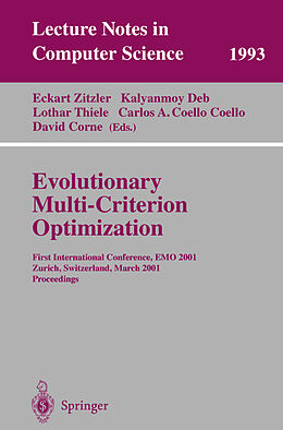 Couverture cartonnée Evolutionary Multi-Criterion Optimization de 