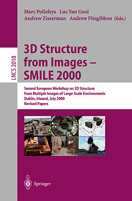 Kartonierter Einband 3D Structure from Images - SMILE 2000 von 