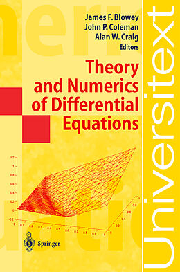 Fester Einband Theory and Numerics of Differential Equations von 