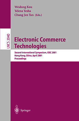 Kartonierter Einband Topics in Electronic Commerce von 