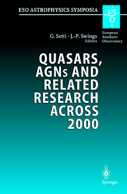Fester Einband Quasars, AGNs and Related Research Across 2000 von 