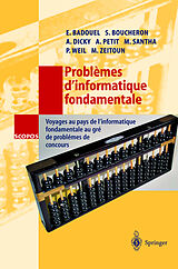 Couverture cartonnée Problèmes d'informatique fondamentale de Eric Badouel, Stephane Boucheron, Anne Dicky