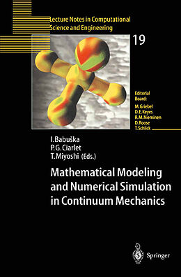 Kartonierter Einband Mathematical Modeling and Numerical Simulation in Continuum Mechanics von 
