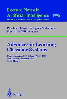 Couverture cartonnée Advances in Learning Classifier Systems de 
