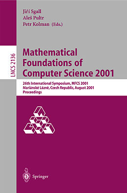 Kartonierter Einband Mathematical Foundations of Computer Science 2001 von 