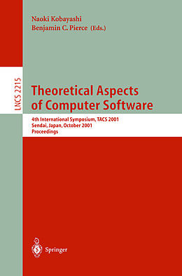 Kartonierter Einband Theoretical Aspects of Computer Software von 