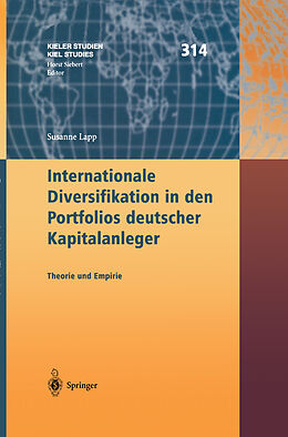 Fester Einband Internationale Diversifikation in den Portfolios deutscher Kapitalanleger von Susanne Lapp